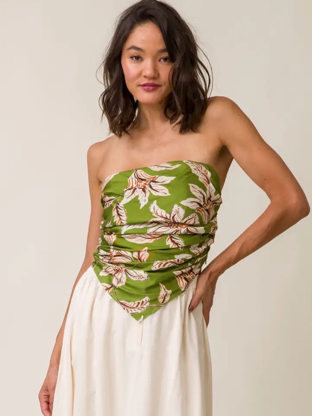 NWT! Line & Dot Mystika Scarf Top